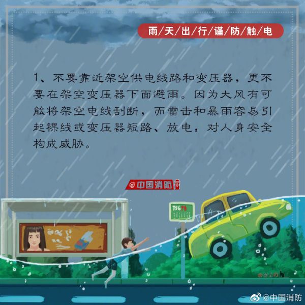 暴雨來襲謹(jǐn)防觸電