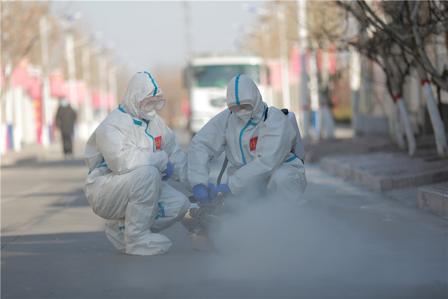 多圖直擊石家莊藁城區(qū)全域消殺工作現(xiàn)場