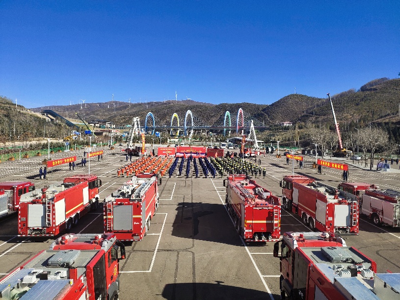 冬奧倒計時100天 河北消防舉行安保誓師大會